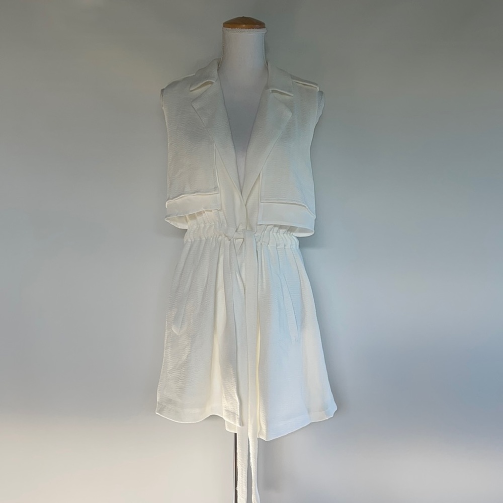 NWT Moon River from Anthropologie Draped Belted Vest - sz XS